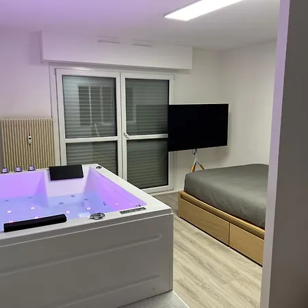 Appartement Avec Jacuzzi Proche Du Centre Strasbourg Exterior photo